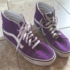 Purple Hi Top Vans